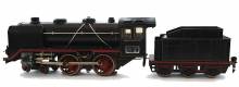 E66 12920, Märklin, Dampflokomotive, 2'B, 20 Volt, alte Spur 0, schwarz