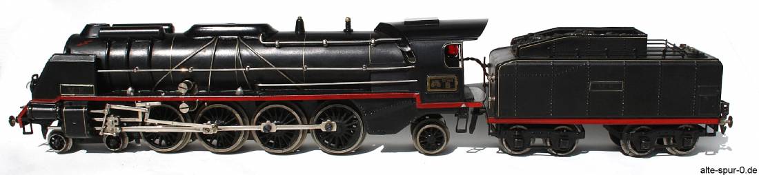 Märklin SpurO, ME70 12920, Dampflokomotive 20 Volt, 2'D1', schwarz, mit 4-achsigem Tender