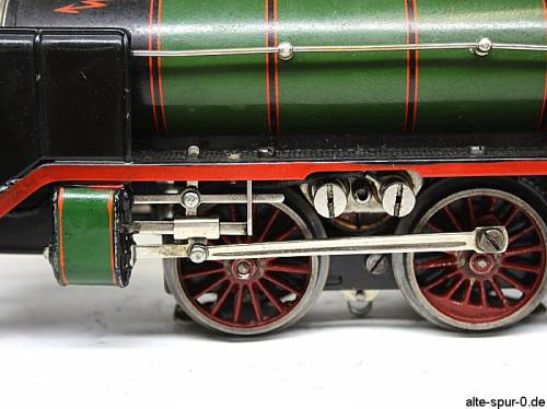 Märklin R66 12920, Dampflokomotive 20 Volt, äußere und innere Steuerung