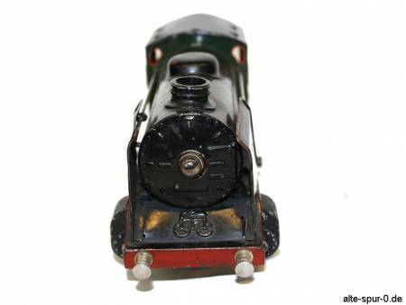 Märklin R 12890, Dampflokomotive 20 Volt, 2-achsig, mit 2-achsigem, dunkelgrünem Tender