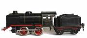 R 890 Märklin Dampflokomotive, schwarz, 2-achsig, Uhrwerk