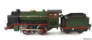 R 920 Märklin Dampflokomotive, grün, 2-achsig, Uhrwerk