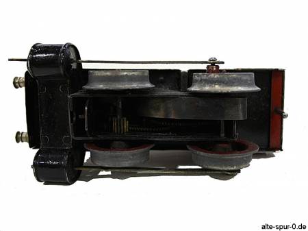 Märklin R 970, Dampflokomotive, Uhrwerk, 2-achsig, rot