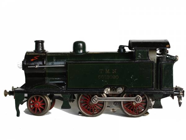 Märklin SpurO, TMN 66/13020, Dampflokomotive 20 Volt, 1B, gruen, schwarz