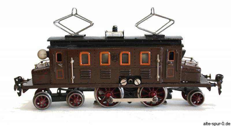 Märklin CS64 13020, E-Lok, 20 Volt, 5-achsig, braun, mit starrem Pantographen