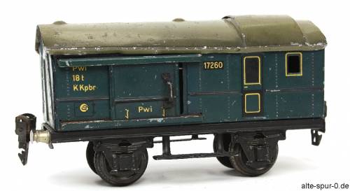 17260, Märklin, Packwagen, blaugrün