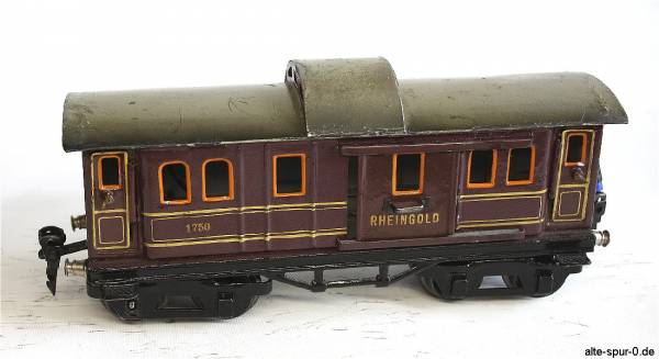 17500, Märklin, Gepäckwagen, "RHEINGOLD", 4-achsig, violett