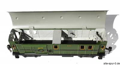 Märklin, 18440, Gepäckwagen, 4-achsig, grün, Post, Spur O