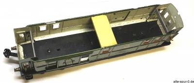 Märklin, 18440, Gepäckwagen, 4-achsig, grün, Post, Spur O