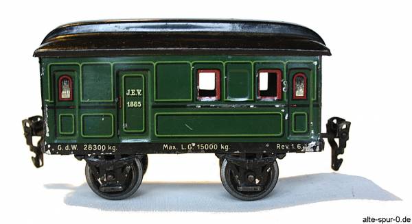 Märklin Postwagen, 2-achsig, grün