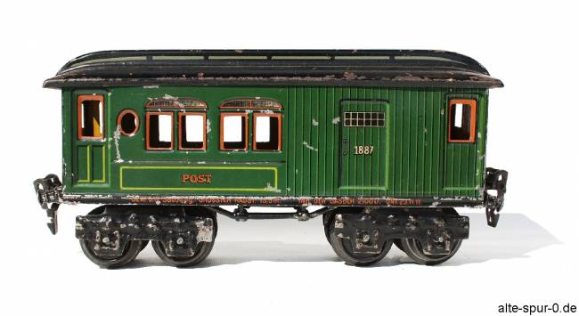 18870, Märklin, Gepäckwagen, "POST", 4-achsig, grün