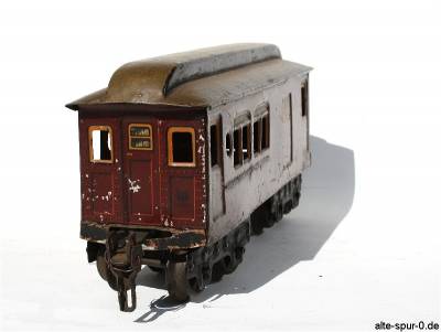 29450, Märklin, Gepäckwagen, "PENNSYLVANIA RAIL ROAD", 4-achsig, rotbraun