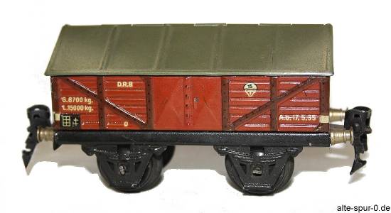 16610 Märklin Güterwagen, 2-achsig, Zementwagen, rotbraun