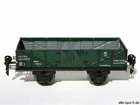 17610 Märklin Güterwagen, 2-achsig, offen, grün