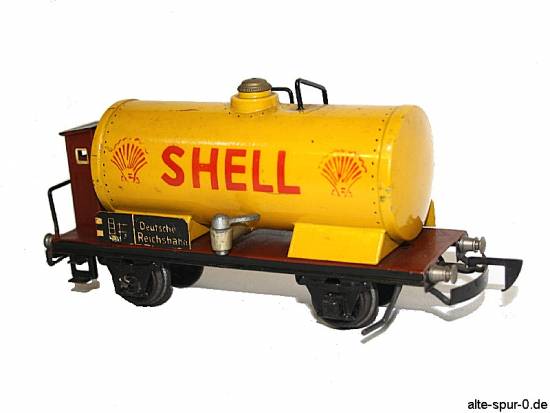 17740, Märklin, Tankwagen 2-achsig, gelb, SHELL