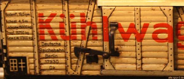 17930, Märklin, Kühlwagen, Kennzeichnung