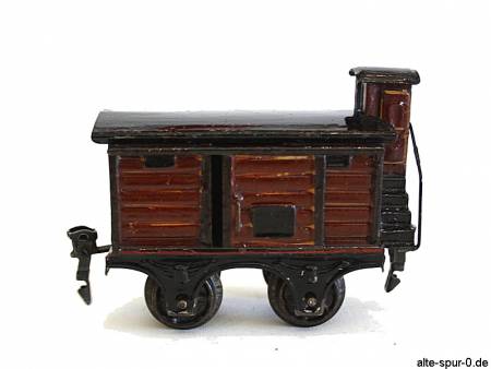 Märklin, 18040, Güterwagen, 2-achsig, braun, hochstehendes Bremserhaus
