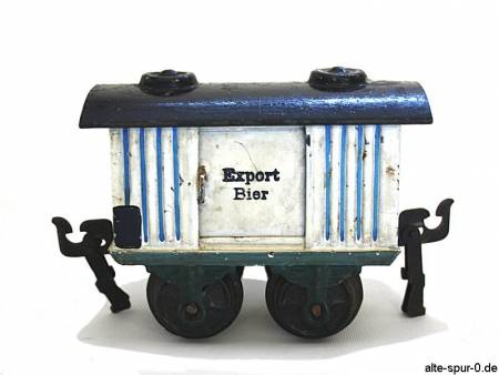 Märklin, 18080, "Export Bier", 2-achsig, weiss, ohne Bremserhaus