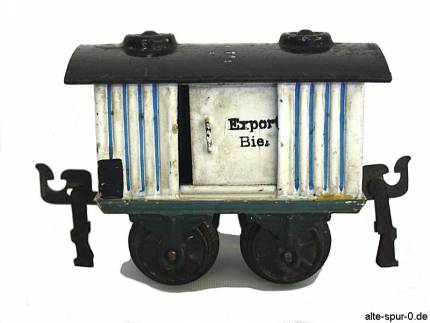 Märklin, 18080, "Export Bier", 2-achsig, weiss, ohne Bremserhaus