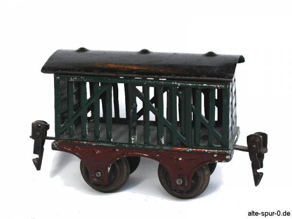 18090 Märklin Güterwagen, 2-achsig, offen, dunkelgrün, kein Bremserhaus