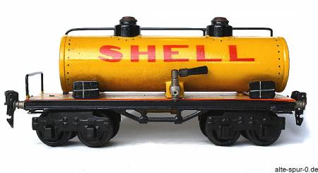 19540, Märklin, Tankwagen 2-achsig, gelb, SHELL