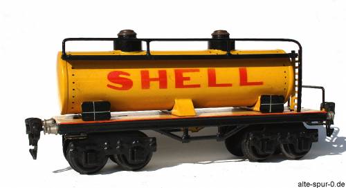 19540, Märklin, Tankwagen 2-achsig, gelb, SHELL