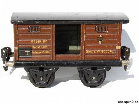 Märklin, 19650, Güterwagen, 2-achsig, braun, ohne Bremserhaus