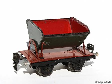 19720 Märklin Güterwagen, 2-achsig, offen, rotbraun