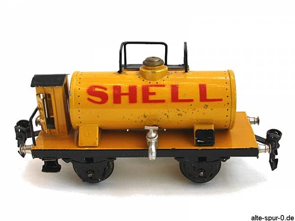 19940, Märklin, Tankwagen 2-achsig, gelb, SHELL