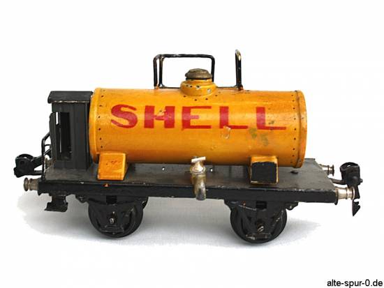 19940, Märklin, Tankwagen 2-achsig, gelb, SHELL