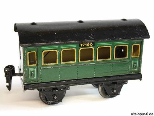 Märklin Personenwagen, 2-achsig, blau