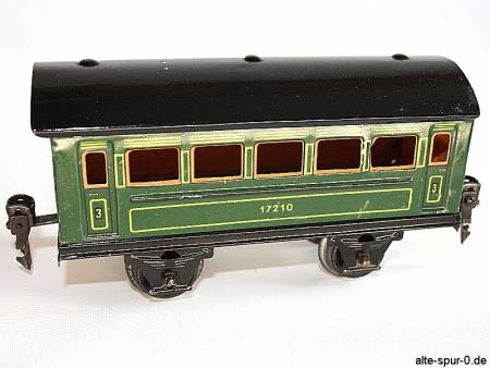 Märklin Personenwagen, 2-achsig, grün