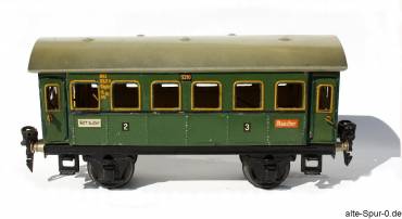 Märklin Personenwagen, 2-achsig, grün