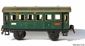 Märklin Personenwagen, 2-achsig, grün