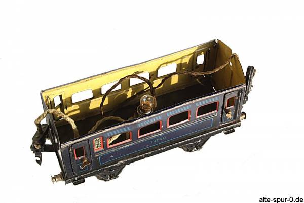 Märklin Personenwagen, 2-achsig, blau