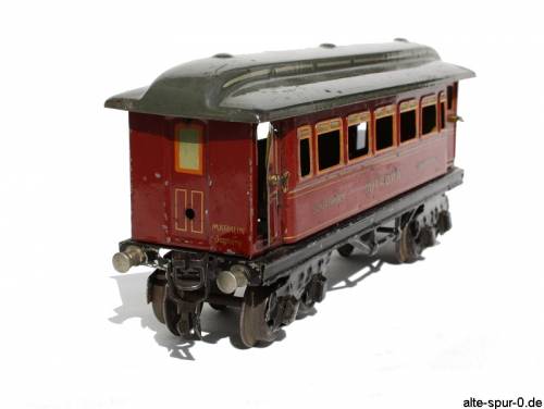 Märklin Schlafwagen, 4-achsig, rot, MITROPA - Schriftzug mittig