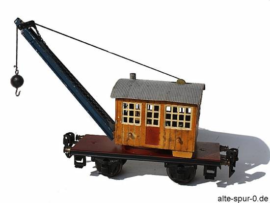 17680 Märklin Kranwagen, 2-achsig, hellbraun