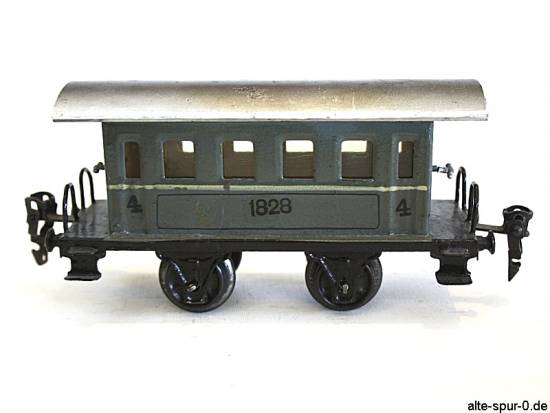 Märklin 18280 Sanitätswagen, 2-achsig, grau, alte Spur0