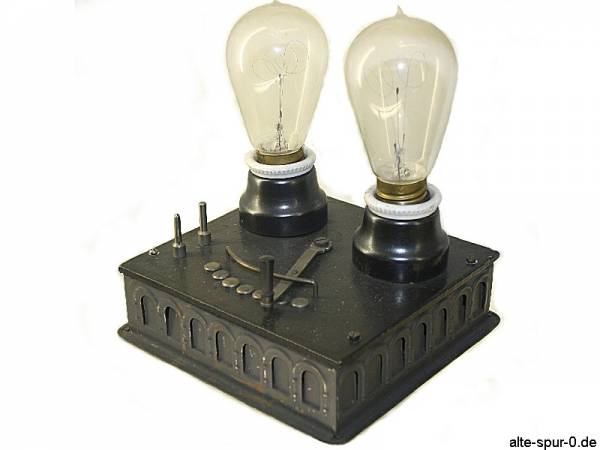 3469-2, Märklin, Regulierwiderstand mit zwei Kohlefadenlampen