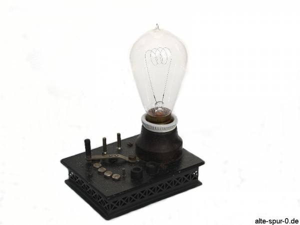 3471/1, Märklin, Regulierwiderstand mit einer Kohlefadenlampe