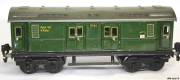 17550 Märklin Postwagen, grün, Schnellzugwagen, alte Spur 0 17550 Märklin Postwagen, grün, Schnellzugwagen, alte Spur 0