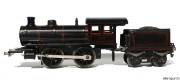 1040 Märklin Dampflokomotive, schwarz, 2-achsig, Uhrwerk 1040 Märklin Dampflokomotive, schwarz, 2-achsig, Uhrwerk