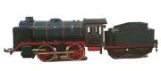 R 910 Märklin Dampflokomotive, olivgruen, 2-achsig, Uhrwerk R 910 Märklin Dampflokomotive, olivgruen, 2-achsig, Uhrwerk