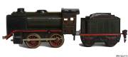 R 880 Märklin Dampflokomotive, olivgrün, 2-achsig, Uhrwerk R 880 Märklin Dampflokomotive, olivgrün, 2-achsig, Uhrwerk